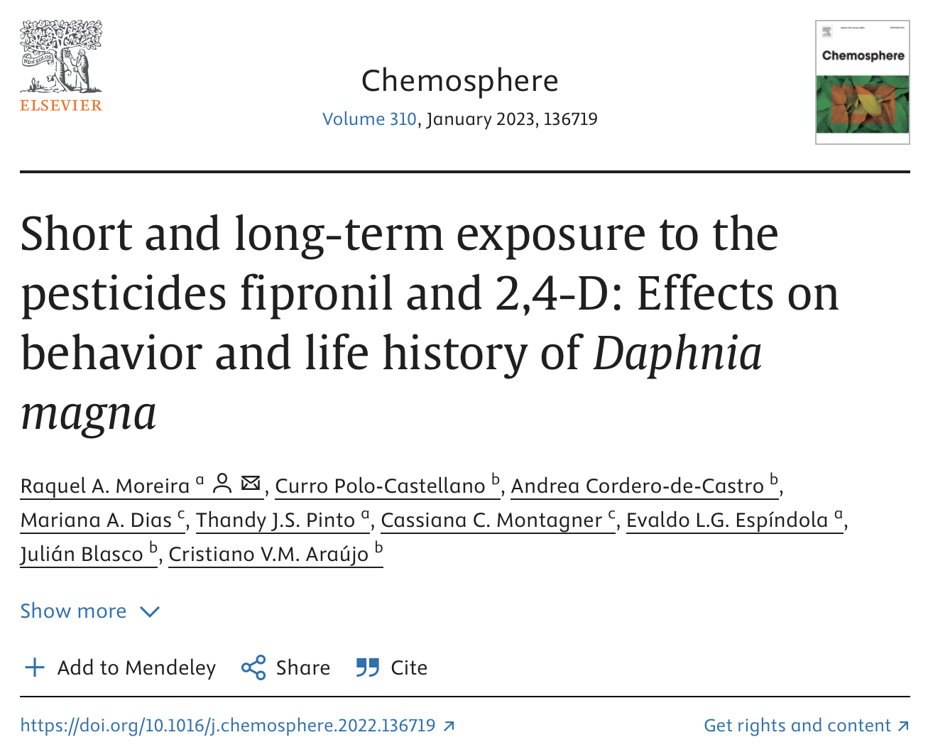 Article by Raquel